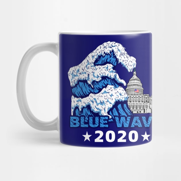 Blue Wave 2020 Graphic Design by Midlife50